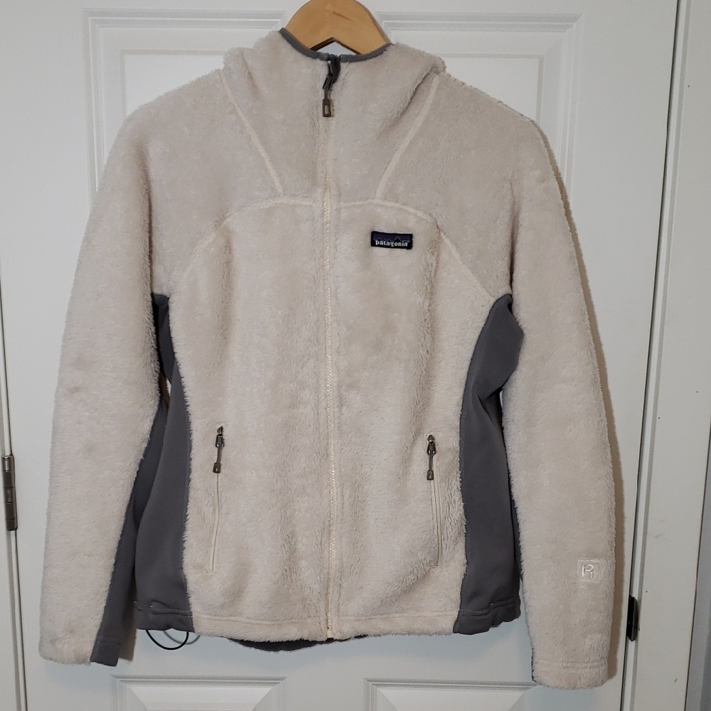 Patagonia Cream and Gray Women's Jacket